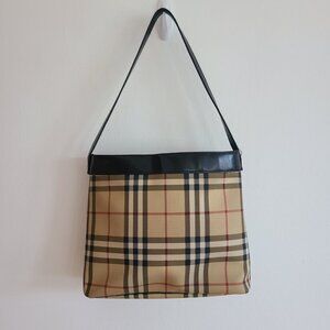 Burberry London Nova Check Medium Shoulder Bag